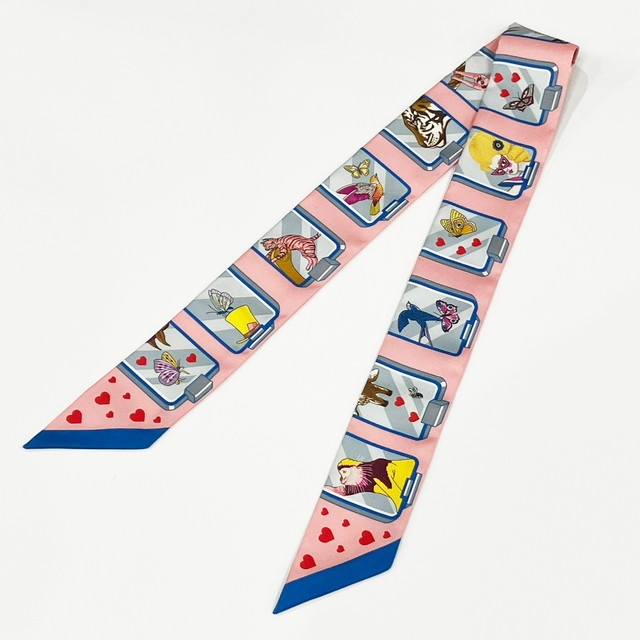 HERMES エルメスツイリー ド•レ•ブックル 美品 楽天市場】HERMES エルメス ツイリー Do Re Boucles ド・レ