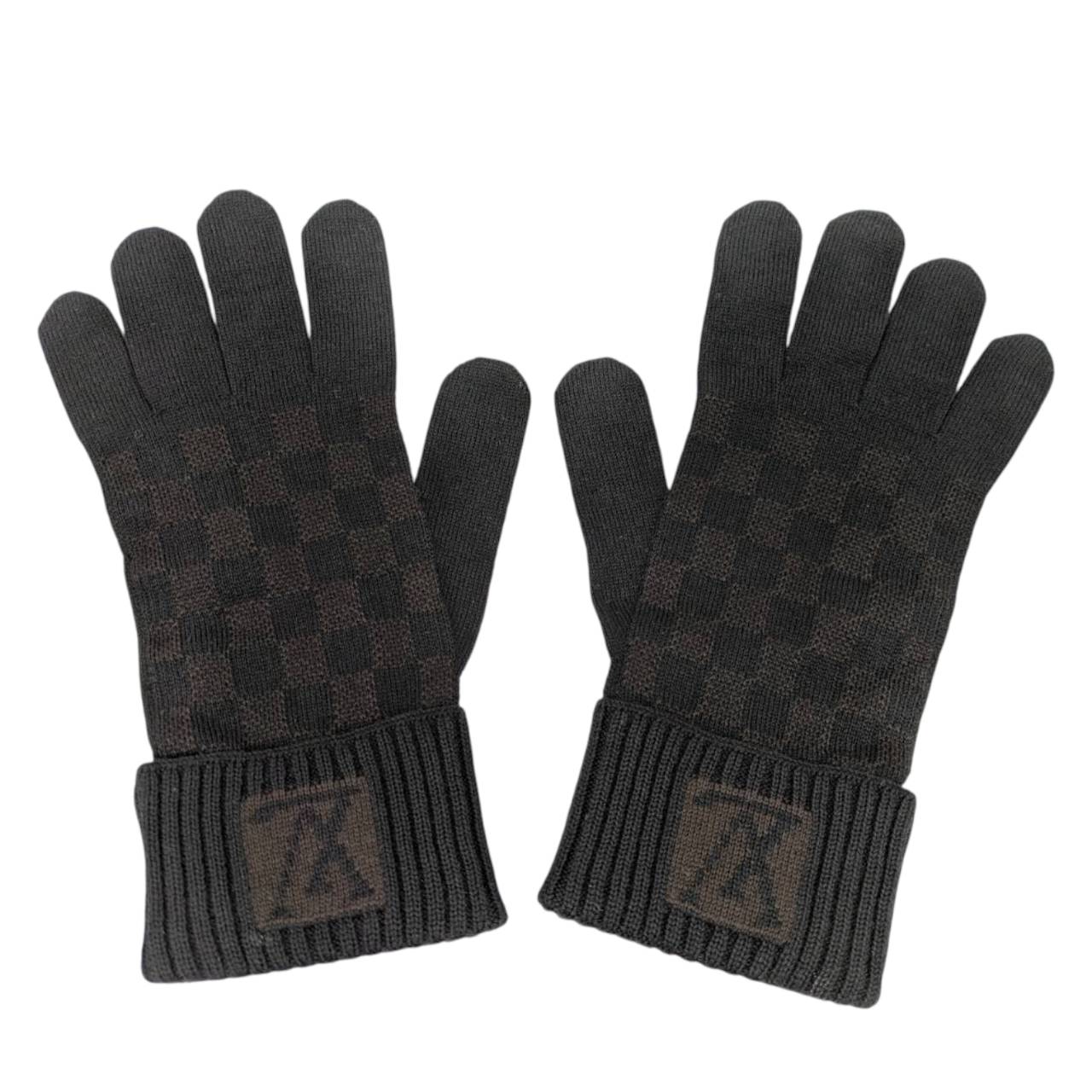 LOUIS VUITTON ルイヴィトン ゴン・プティ ダミエ メンズ 手袋 グローブ 【LCE_0000046261225】【中古】