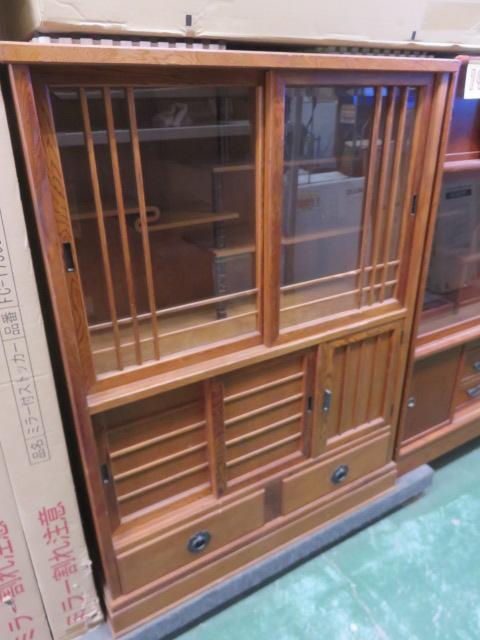 楽天市場】【中古】 カリモク キャビネット ガラス扉 幅60cm