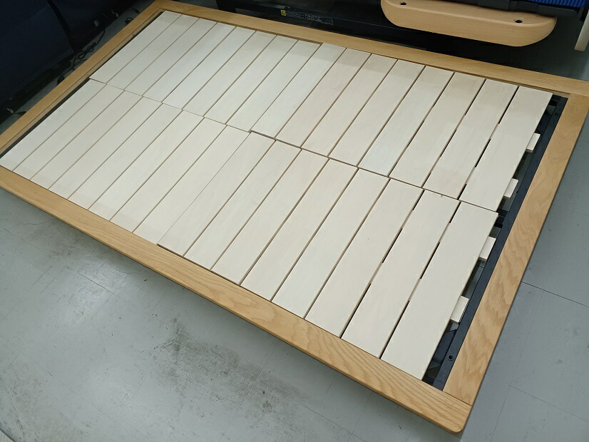 楽天市場】無印良品 もたれかかれる木製ベッド オーク材突板