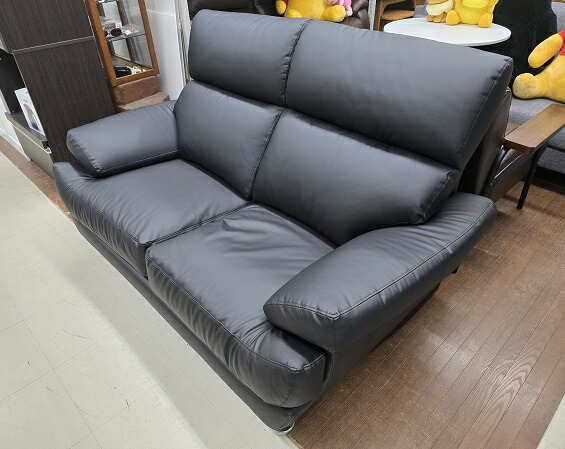 ss5386　カウチソファ　一人掛け　布張り×レザー　グレー×ブラック　ローソファー　足を伸ばせる　モノトーン　足付き　黒　1P　パーソナルチェア　1シーター　オシャレ 楽天市場】【中古】 カウチソファ 一人掛け 布張り×レザー