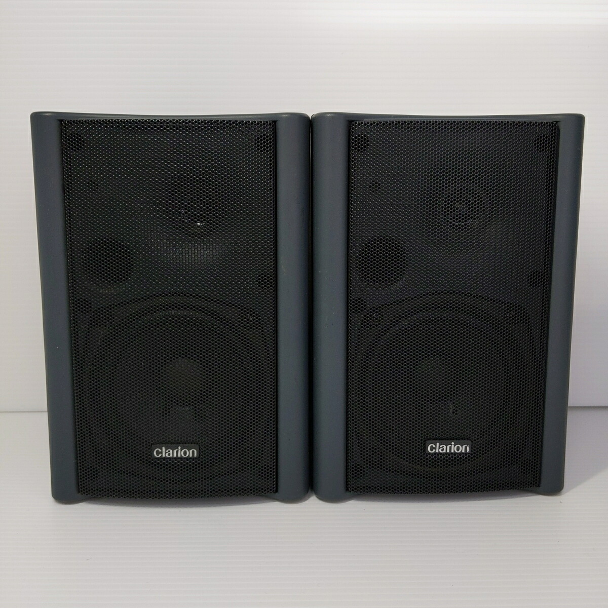 【中古品】clarion スピーカー２個セット　MS-0020A〇YR-51882〇