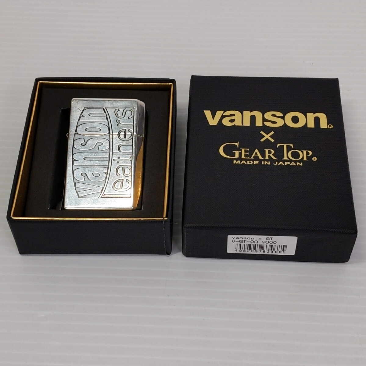 【中古品】バンソン ギアトップ オイルライター　vanson × GEAR TOP V-GT-09 〇YR-51940〇