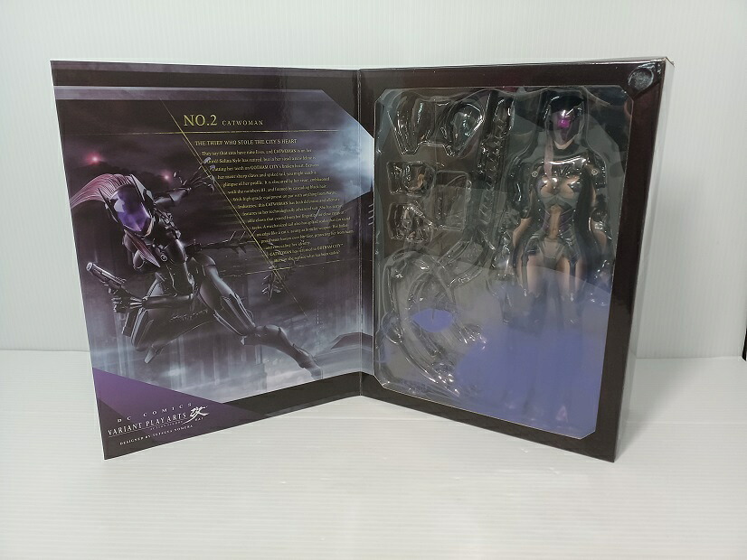 【中古品】スクエアエニックス No.2 キャットウーマン DC COMICS VARIANT PLAY ARTS 改 フィギュア 対象年齢15歳以上 ○YR-51358○