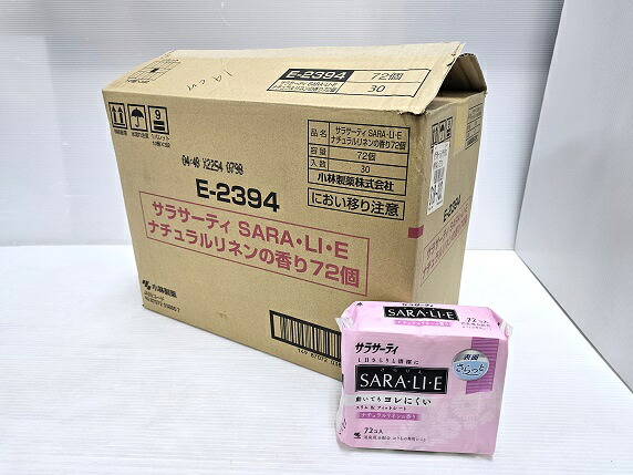 【中古未使用品】 小林製薬 サラサーティ SARA・LI・E ナチュラルリネンの香り 72個入り×30個 セット まとめ売り ○YR-18131○