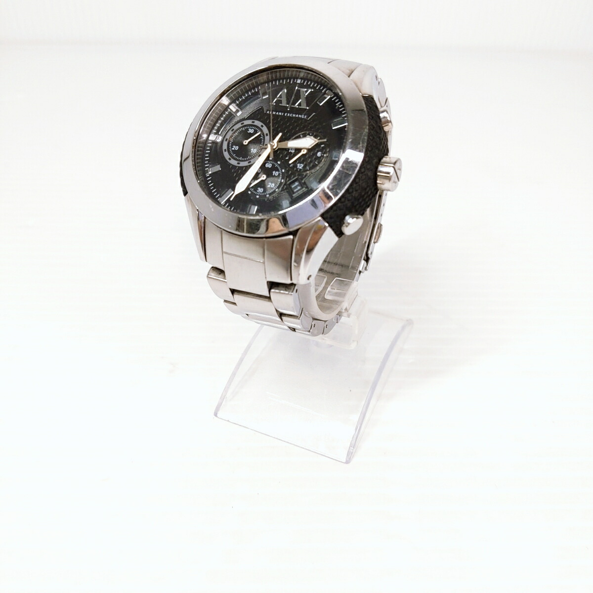 【中古品】ARMANI EXCHANGE アルマーニエクスチェンジ クロノグラフ腕時計 メンズ AX1213〇YR-53055〇