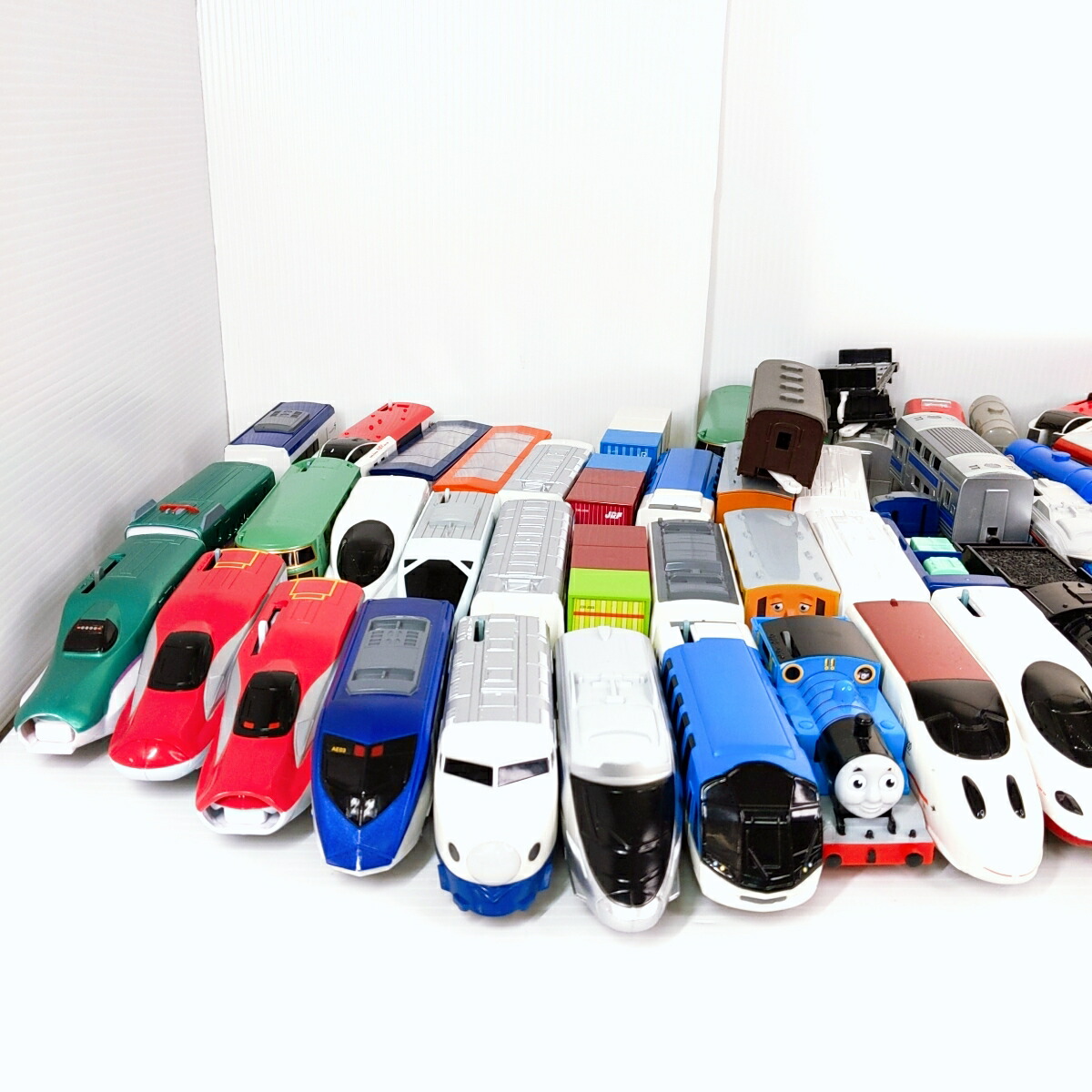 楽天市場】【中古】美品 プラレール まとめ売りセット 01直線