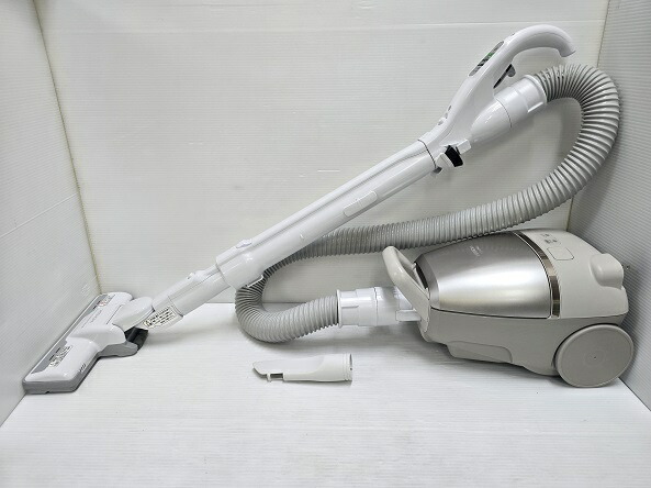 【中古品】 難あり 東芝 TOSHIBA 紙パック式 掃除機 かるパック 吸込仕事率620W CV-KP90H 2021年製 シャンパンゴールド ○YR-18853○