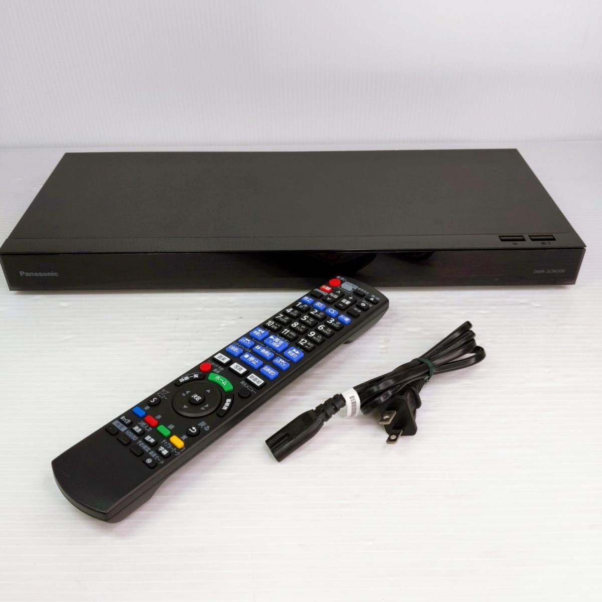 【中古品】パナソニック BDレコーダー DMR-2CW200 2020年製 ブラック〇YR-53840〇｜リサイクルーチェ