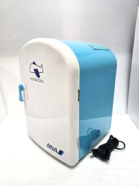 【中古品】 全日空50周年記念 電子冷温庫 ホット＆クール EC-983C ホワイト＆ブルー ○YR-19468○