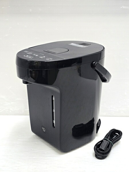 【中古品】 象印 ZOJIRUSHI マイコン沸騰 電動ポット 2.0L CP-EA20型 ストレートブラック 2023年製 ○YR-19506○｜リサイクルーチェ 10,300円
