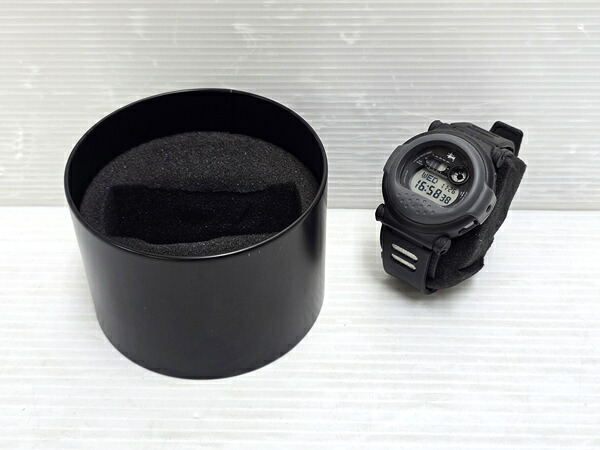 【中古品】 カシオ CASIO ステューシー STUSSY×Gショック G-SHOCK コラボ LIMITED G-001ST クォーツ ブラック 〇YR-19574〇