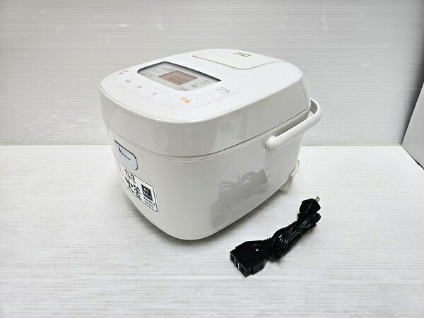 【中古品】 アイリスオーヤマ IRIS OHYAMA マイコン式 炊飯器 炊飯ジャー 5.5合炊き KS-RC21M10-W 2021年製 ホワイト ○YR-19592○