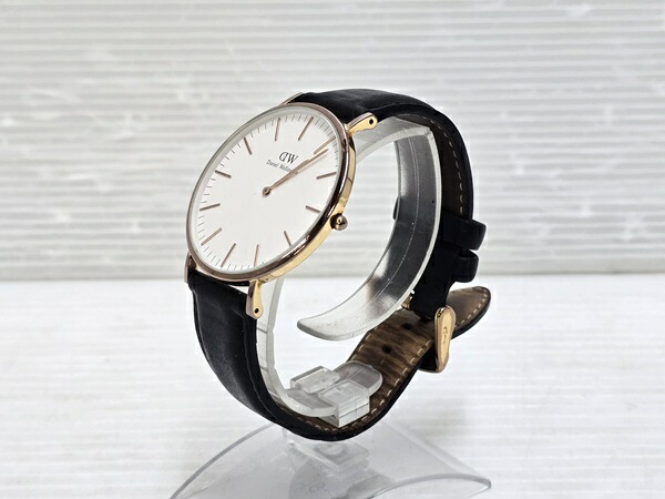 【中古現状品】 ダニエルウェリントン Daniel Wellington 腕時計 電池切れ 不動 〇YR-19869〇