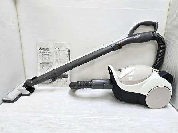 【中古品】 三菱 MITSUBISHI 紙パック式 掃除機 Be-K 吸込仕事率 TC-FJ2B-C形 2022年製 アイボリー ○YR-19967○｜リサイクルーチェ
