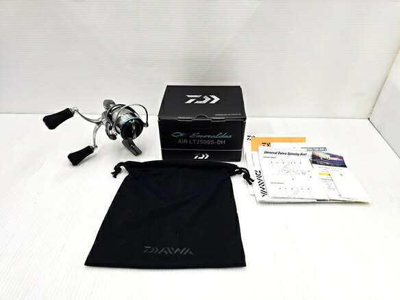 【中古品】 ダイワ Daiwa スピニングリール 25エメラルダスエア LT2500S-DH エギング ダブル手持ち部分 箱あり 〇YR-20110〇