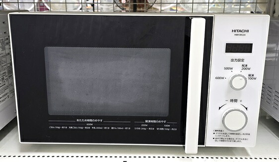 【中古品】 日立 HITACHI 電子レンジ 22L 60Hz 西日本専用 HMR-BK220-Z6 2022年製 ホワイト ○YR-20187○｜リサイクルーチェ