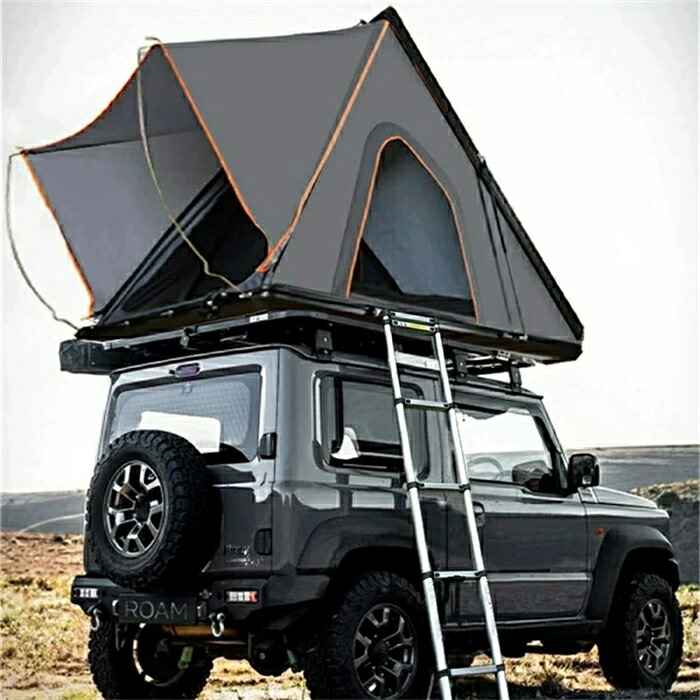カールーフテント キャンピング 車上泊 はしご付き ルーフテント キャンピング 防水 ルーフトップテント 折りたたみ はしご付き カーサイドタープ 車上テント 4点セット
