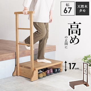 手摺り付き添い人部屋の入り口踏み台（片側手摺り） MFD-6907
