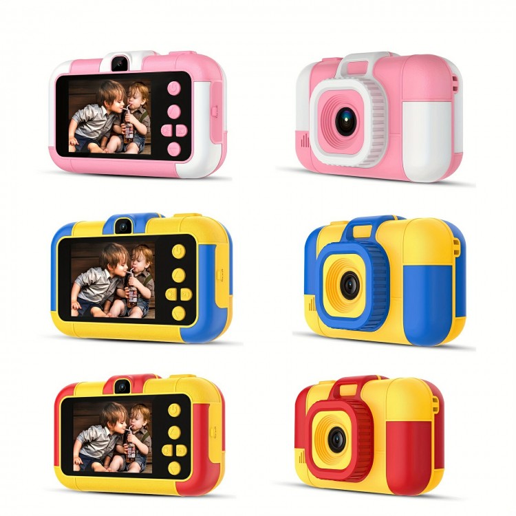 デジタル写真機 赤ちゃん用デジタル自撮りテレビカメラ 1080P デュアル水晶体 in高解像力、生まれ落ちる日やクリスマス陰電子差し上げ物遊び道具 歳の御姉さんとお坊っちゃん 3-9 2.4
