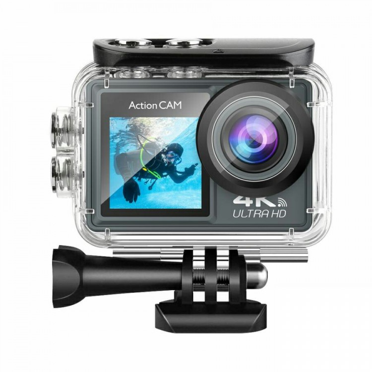 アクションカメラ 小型 安い バイク 30M防水 5K 30fps 4k 60fps 50MP 5000万画素 手ブレ補正 wifi搭載 170度広角レンズ リモコン付き プレゼント 新品 2023