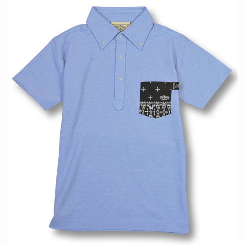 【限定価格】【アウトレット】CROSS BANDANA POLO SHIRTS 【OG CLASSIX】【オージークラシックス】【ポロシャツ 】【半袖】【ポケット付き】【バンダナ】【クロス】【CROSS】