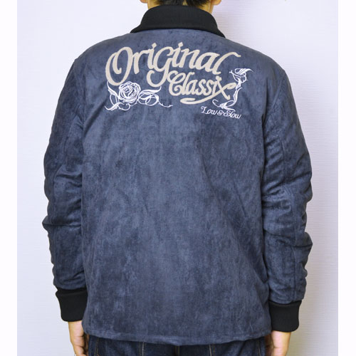特別価格　LAKEWOOD BLVD JACKET【OG CLASSIX】【オージークラシックス】【ジャケット】【アウター】【ポリスエード】【ロゴ】【刺繍】｜LUCIANO GARAGE