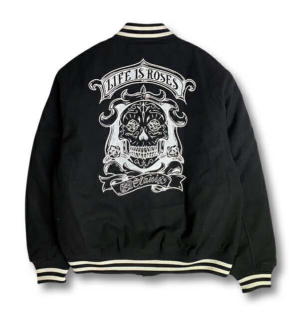 特別価格　LIFE IS ROSES CORPORATE EMB WOOL MELTON STADIUM JACKET 【OG CLASSIX】オージークラシックス メルトン スタジアムジャケット スタジャン 16,078円