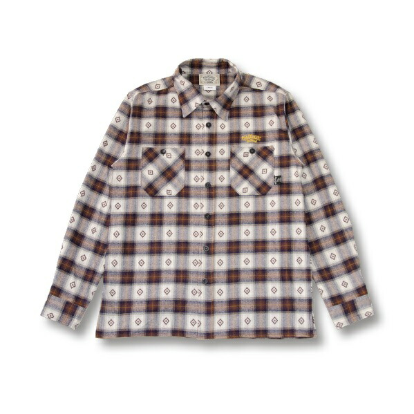 人並み外れた押さえる必要経費!!【OG CLASSIX/底抜け騒ぎクラシックス】NATIVE NEL SHIRTS【綿ネルプルオーバー】【長袖】【フランネルプルオーバー】【原住民】【国産】【メイドインジャパン】