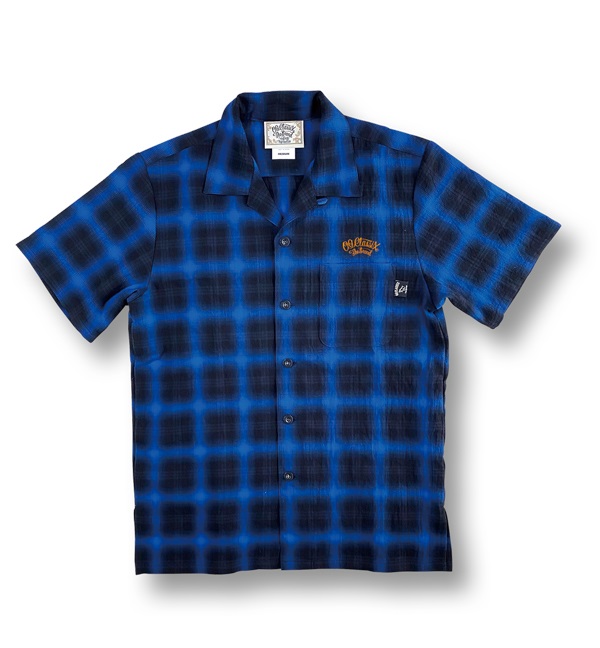 特別限定価格【OG CLASSIX/オージークラシックス】 HERRING BONE OMBLE OPEN SHIRTS【シャツ】【半袖】【チェック】