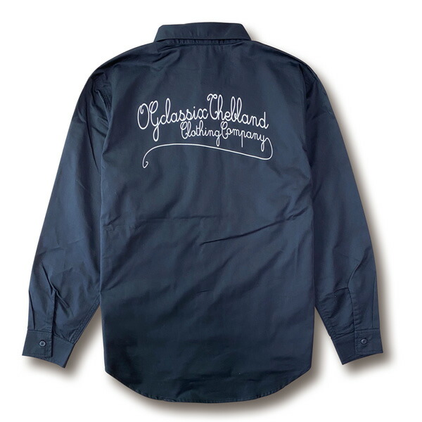 【OG CLASSIX/オージークラシックス】PEN SCRIPT TC WORK L/S SHIRT【シャツ】【長袖】