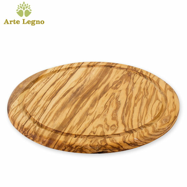 在庫限り アルテレニョ Arte Legno ラウンド カッティングボード オリーブウッド TG626.1 まな板 木製 イタリア アルテレーニョ あす楽画像