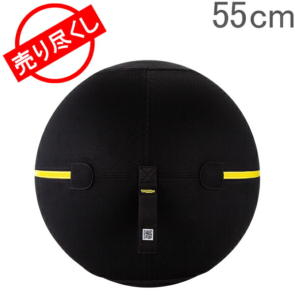 楽天市場 全品送料無料 売り尽くし テクノジム Techno Gym バランスボール 55cm アクティブシッティング ウェルネスボール A ブラック イエロー Wellness Ball Active Sitting あす楽 Lucida