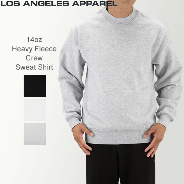 殿堂 LOS ANGELES APPAREL HF07 14oz クルースウェットM