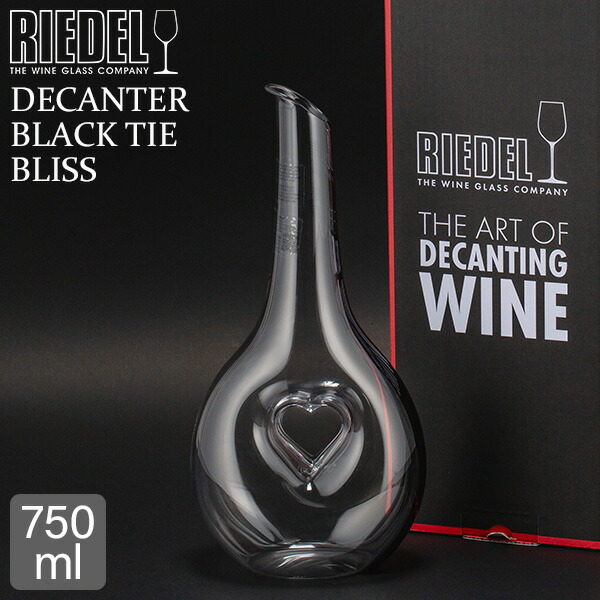 ＼店内、モール内最安挑戦中／ [全品送料無料] リーデル Riedel デキャンタ デカンタ ブラックタイ ブリス 2009/03 クリア DECANTER BLACK TIE BLISS ピッチャー ワインボトル 赤ワイン 白ワイン シャンパン おしゃれ