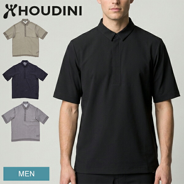 [全品送料無料] フーディニ Houdini M's Tree ポロシャツ? M's Tree Polo Shirt?MSツリー メンズツリー プルオーバー メンズ 半袖 アウトドア ショートスリーブ 着心地 トップス 夏服 通気性 柔らかい 涼しい カットソー｜LUCIDA
