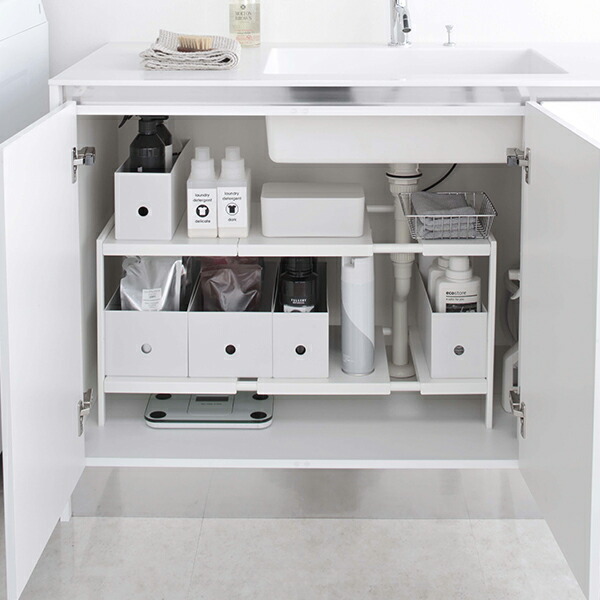 Gwもあす易い 全品送料無料 伸縮シンク二流付き 2踏み段 D30 支柱 Tower 山崎仕事 シンク下 納める 所帯場 棚 ラック キッチン収納 おしゃれ わかり易い 伸縮棚 洗面楼観 マザーの日にち あす楽 山崎実業 タワー 伸縮ありうる シンク下ラック 2段 収納ラック キッチン