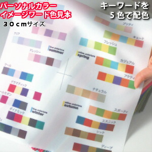 楽天市場】【縁縫製済のプロ仕様】パーソナルカラードレープテスト診断