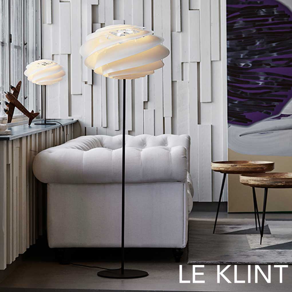 北欧照明装置LE KLINT  定まり売りわたす店 SWIRL スワール  立ち会い場照明ランプ 白いこと KF331BW