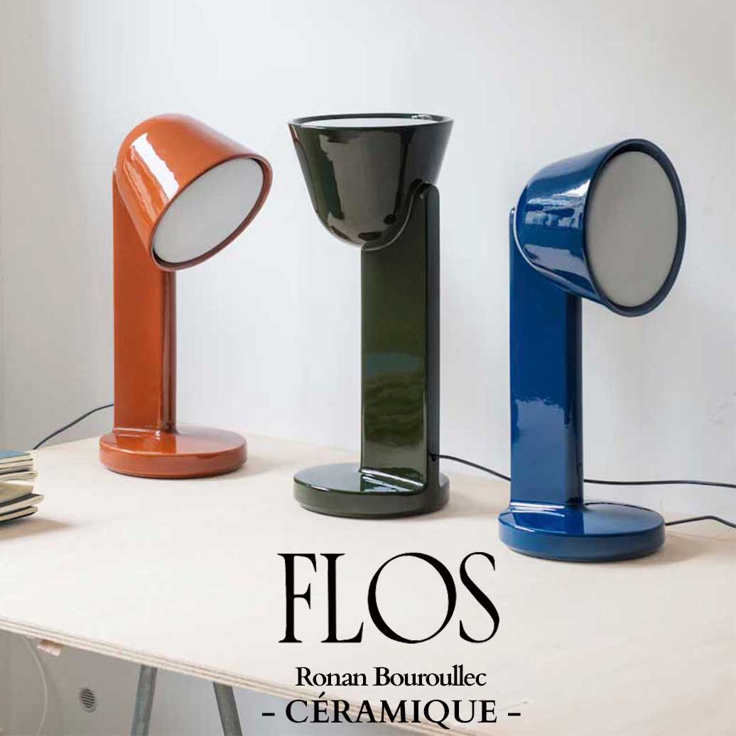 FLOS (フロス) 定め事売りわたす店 CERAMIQUE 速見表点火装置  ロナン・ブルレック