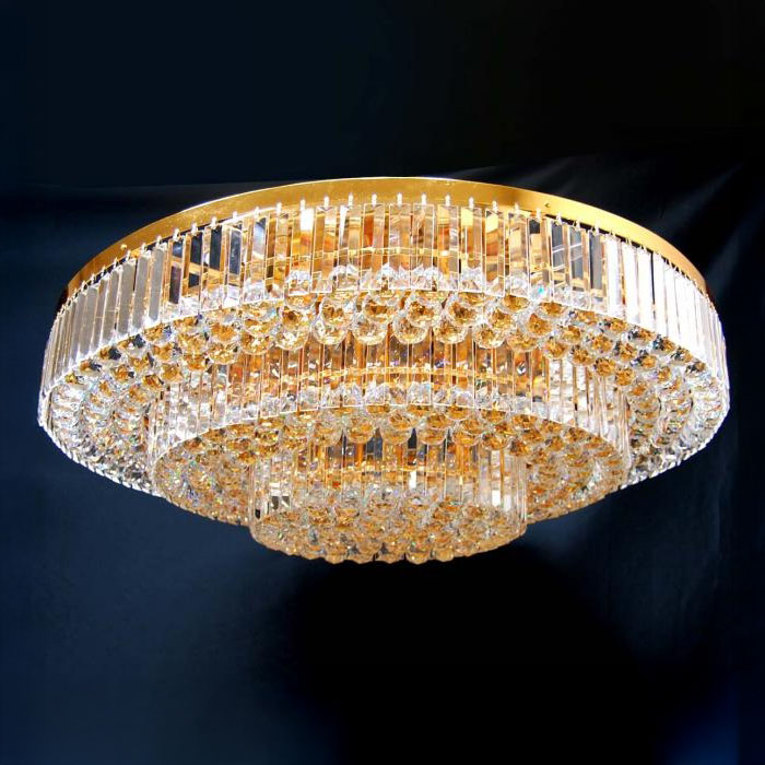 インポート点火装置 Crystal  Luce 6 クリスタルシーリングライト 夕ご飯 リビング 事務室 臥し所 (1078)CC-1000-34G