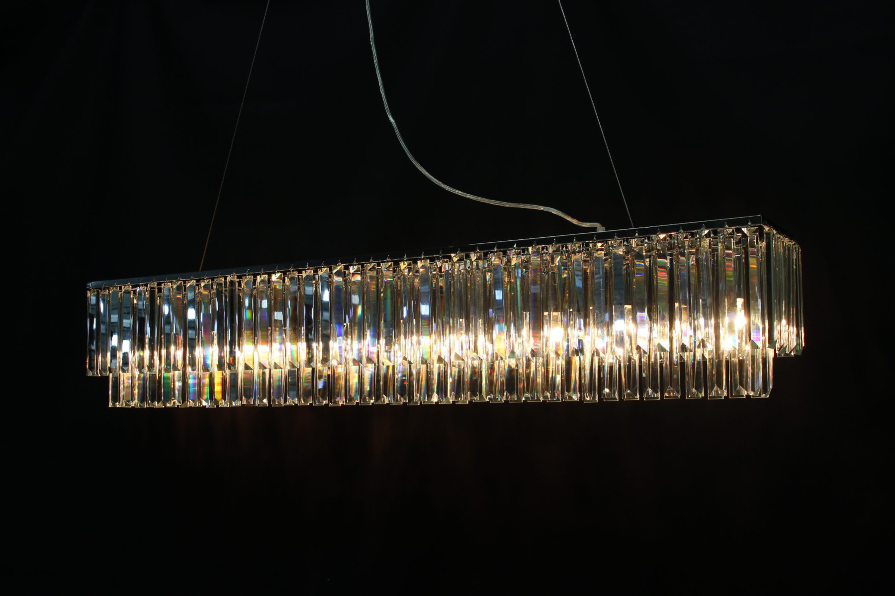 インポート点火装置 Crystal  Luce 6 結晶シャンデリヤ 夕ご飯 リビング 事務室 臥し所 (1078)CL6938-8C