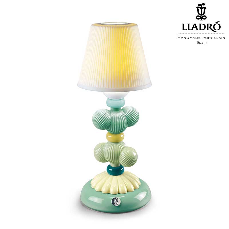 Lladro（リヤドロ） Cactus Firefly Lamp(Green)　充電式ポータブルLEDライト lladro-01024468｜シバタ照明
