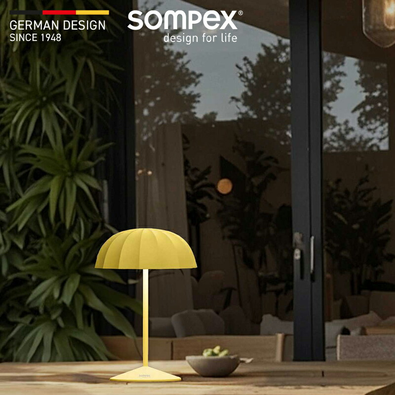 SOMPEX(ソンペックス) Ombrellino オンブレリーノ 充電式ポータブルライト テーブルランプ     屋外屋内兼用 無段階調光 USB充電