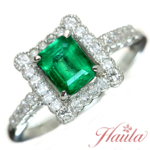 ⚡️値下げ⚡️❣️綺麗なエメラルドとダイヤモンドリングpt900 9.5号❣️ imgrc0075475263.jpg