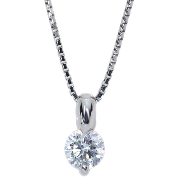 ◆スーパーディールDEAL 10%ポイント還元対象◆ダイヤモンド ネックレス 0.303カラット プラチナ PT900/PT850 一粒 ダイヤプチ 必需品 /白・透明(ホワイト)/セレクションジュエリー・新品/届10/1点もの