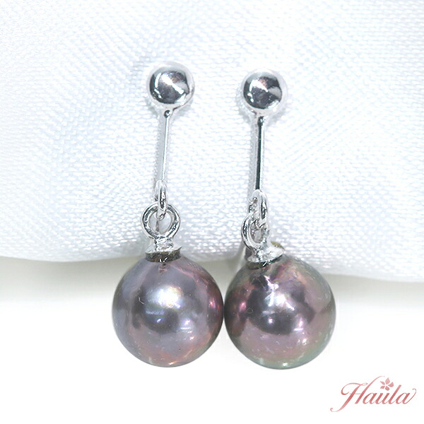 【最大30％OFF＆店内ポイント2倍中】あこや真珠/和珠 ピアス 6.5-7ミリ位 シルバー SV 揺れる一粒 シンプル 普段使い セレクトブランド・新品/届10/1点もの｜LuckJewel　ラックジュエル