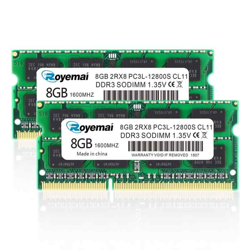 16GB マイコン3L-12800S DDR3L-1600 DDR3 1600MHZ SO-DIMM 8GB×2枚組 204いの一番 CL11 記憶装置モデュール ートマイコン用記憶装置 DDR3L相応う模範例（起電力1.35V \u0026amp; 1.5V 両相応う) 家電-その他