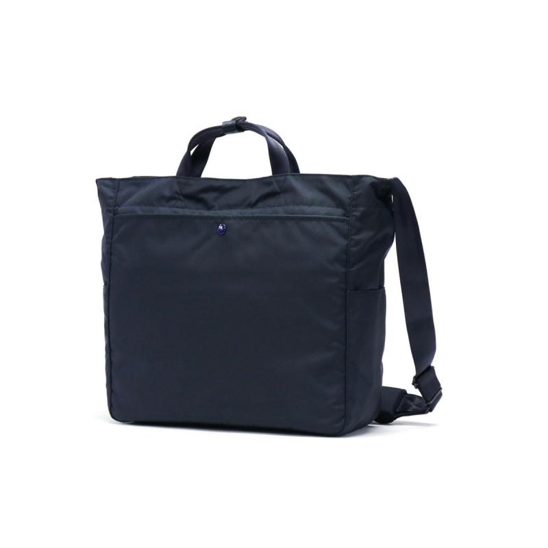 [ポータークラシック] muatsu NEWTON RECYCLE NYLON TOTE BAG 2WAY トートバッグ PC-050-2095 NAVY｜luck-luck