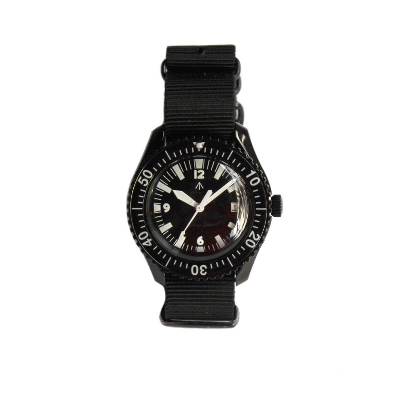 [Naval watch co.] ミリタリーウォッチNAVAL MILITARY WATCH MIL.-05 BK/BK Automatic ROYAL Military Diver TYPE